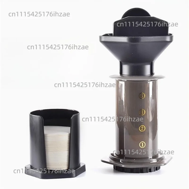 Portable Coffee Maker Set for AeroPress 300ML Coffee and Espresso Maker 3 in 1 Brew Method for Travel & Camping