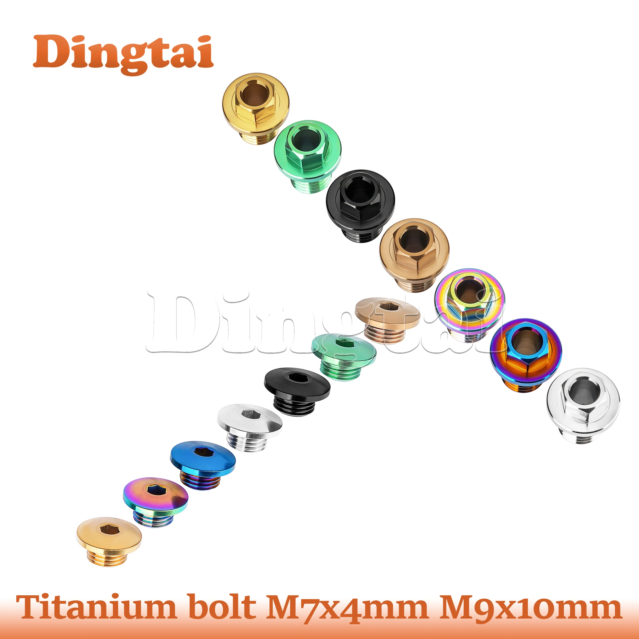 

Dingtai Titanium M7M9Road Bike Shift Shifter Lever Oil Bleed Bolt Screw Titanium Disc Brake Cable Hose Locking Bolts For Shimano