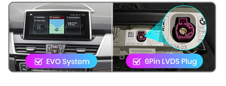 Junsun 8,8 zoll carplay für apple autoradio multimedia für bmw f45 f46 f87 2012-2018 nbt evo wireless android auto gps stereo – Detail 3