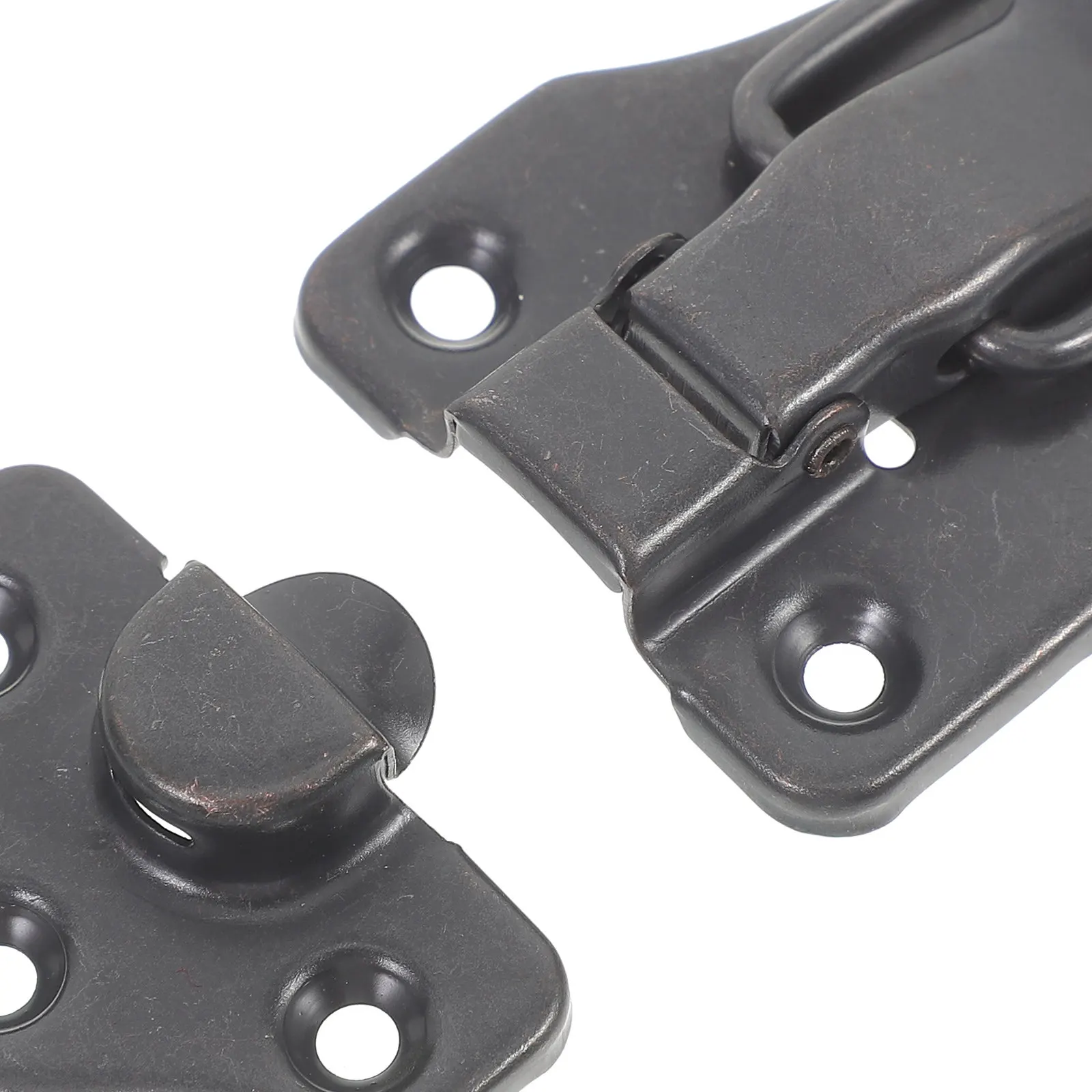 4Pcs Box Buckle Lock Hasps Metal Hinge Latch Jewelry Box Cabinet Hardware Fitting Lock Buckle DIY Craft Accessory