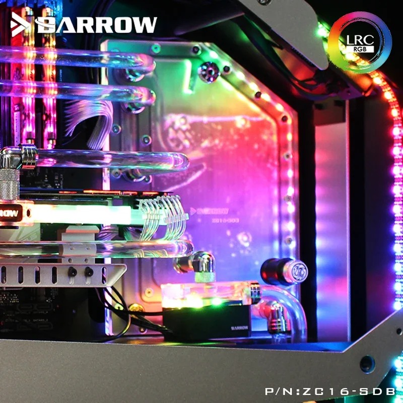 Barrow ZC16-SDB, Waterway Boards For Zeaginal ZG-16 Case,For Intel CPU Water Block & Single GPU Building