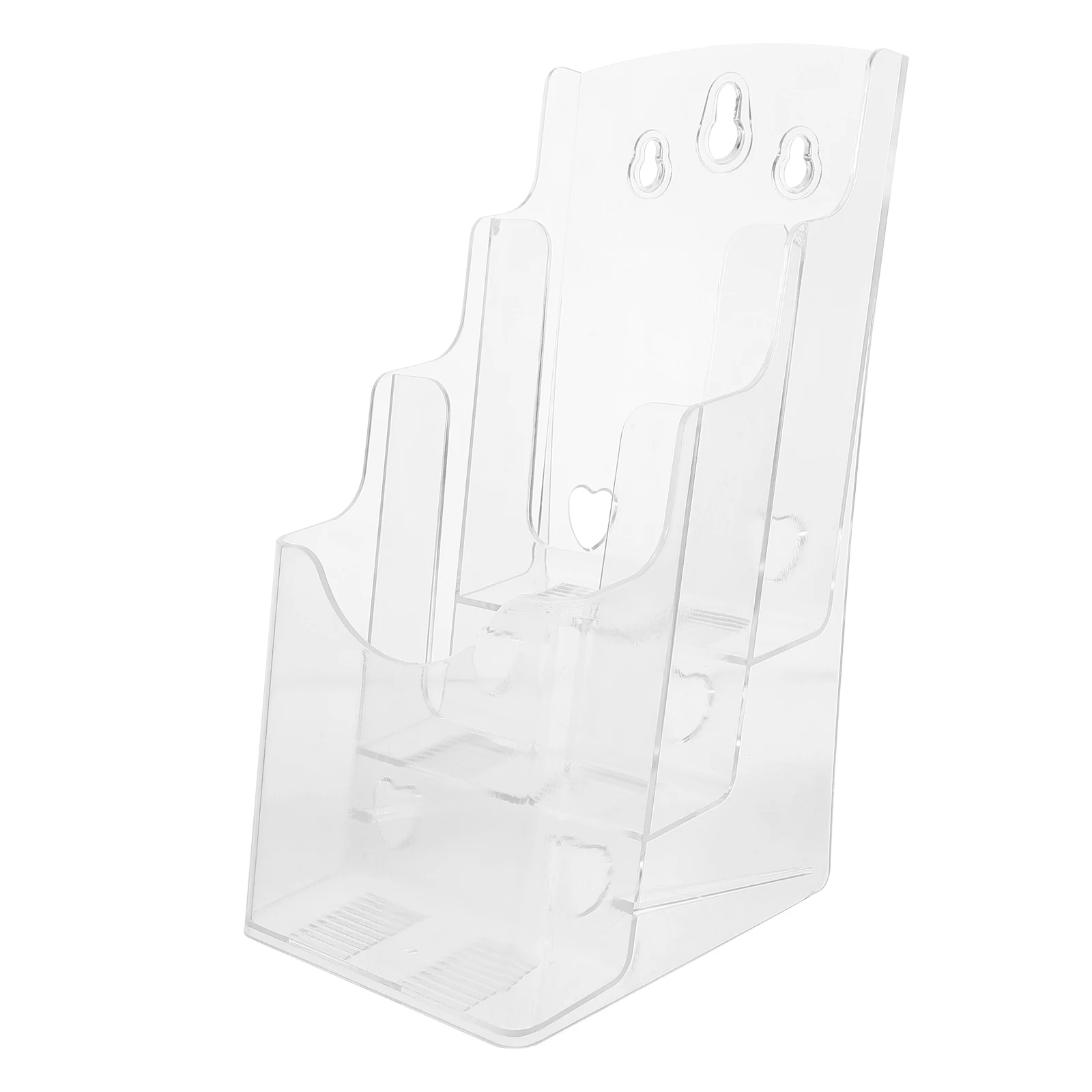 Porta brochure con ripiano pieghevole A6 per espositore da esposizione, organizer per file