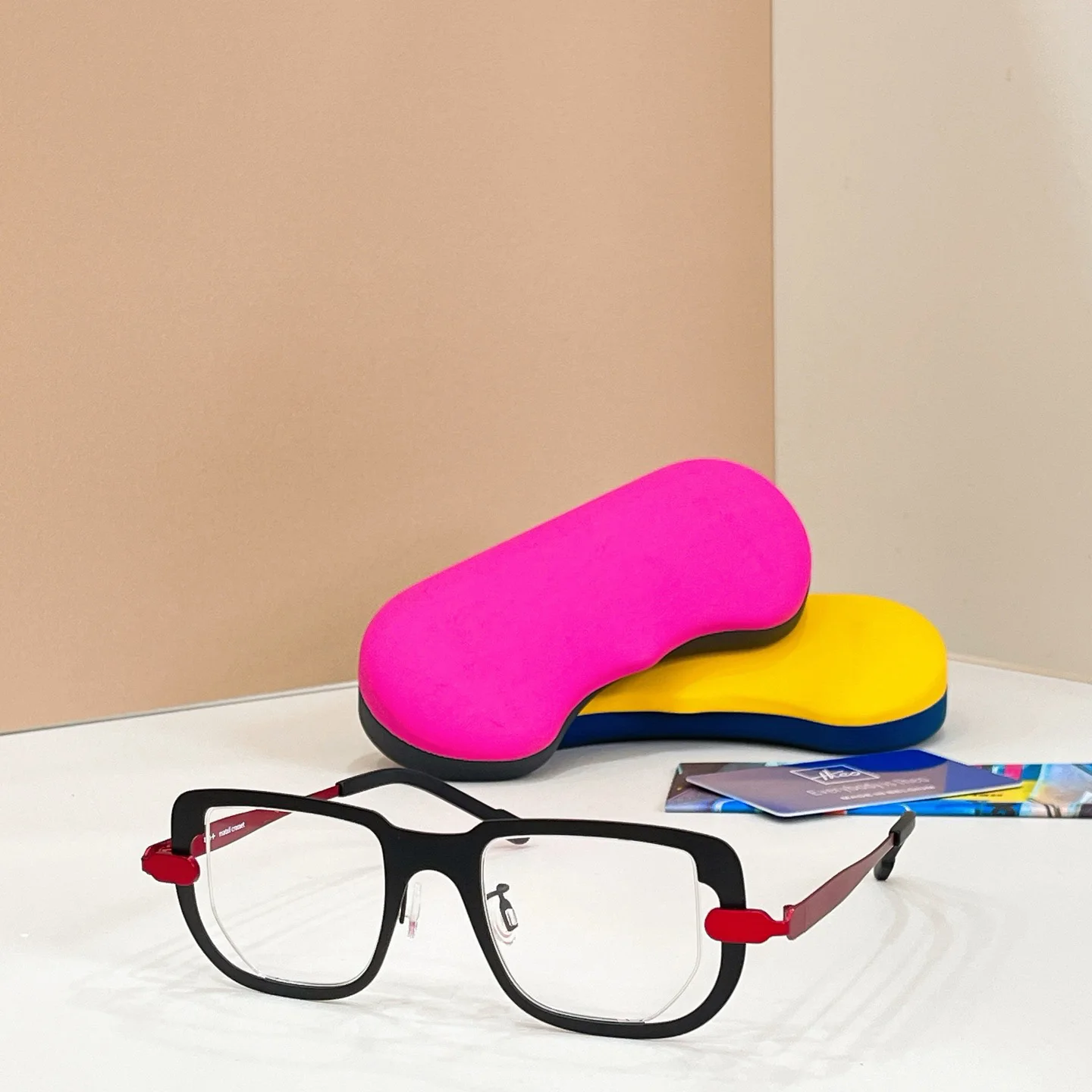 The Cedilla- Belgium Design Women Men with Case Eyeglasses