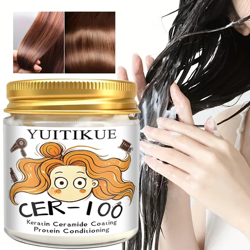Hair Mask Intensive Moisturizing Hair Treatment Increase Gloss Hydration Repair Dry Frizzy Brittle Hair For All Hair Types