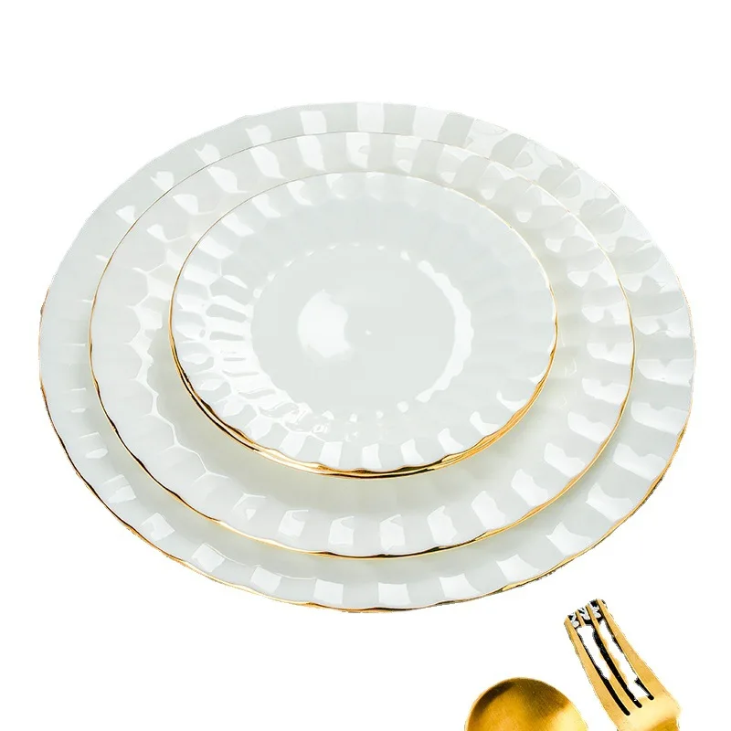 Household Jingdezhen Modern Combination Phnom Penh Bone China Bowls Housewarming Gifts Microwave Oven Tableware