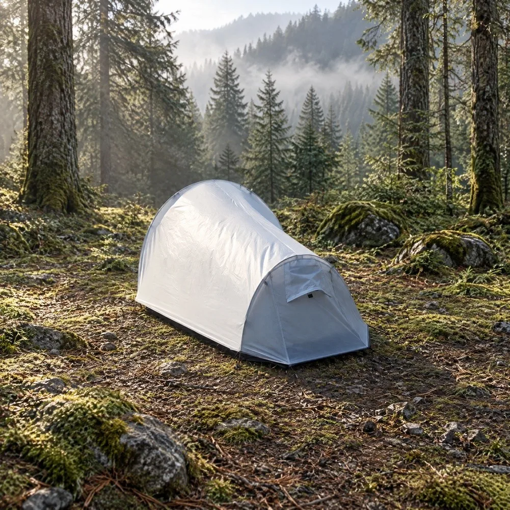Tunnel Tent for Two Campers Featuring Ultralight Build and Integrated Waterproof Fly for Consistent Shelter Performance