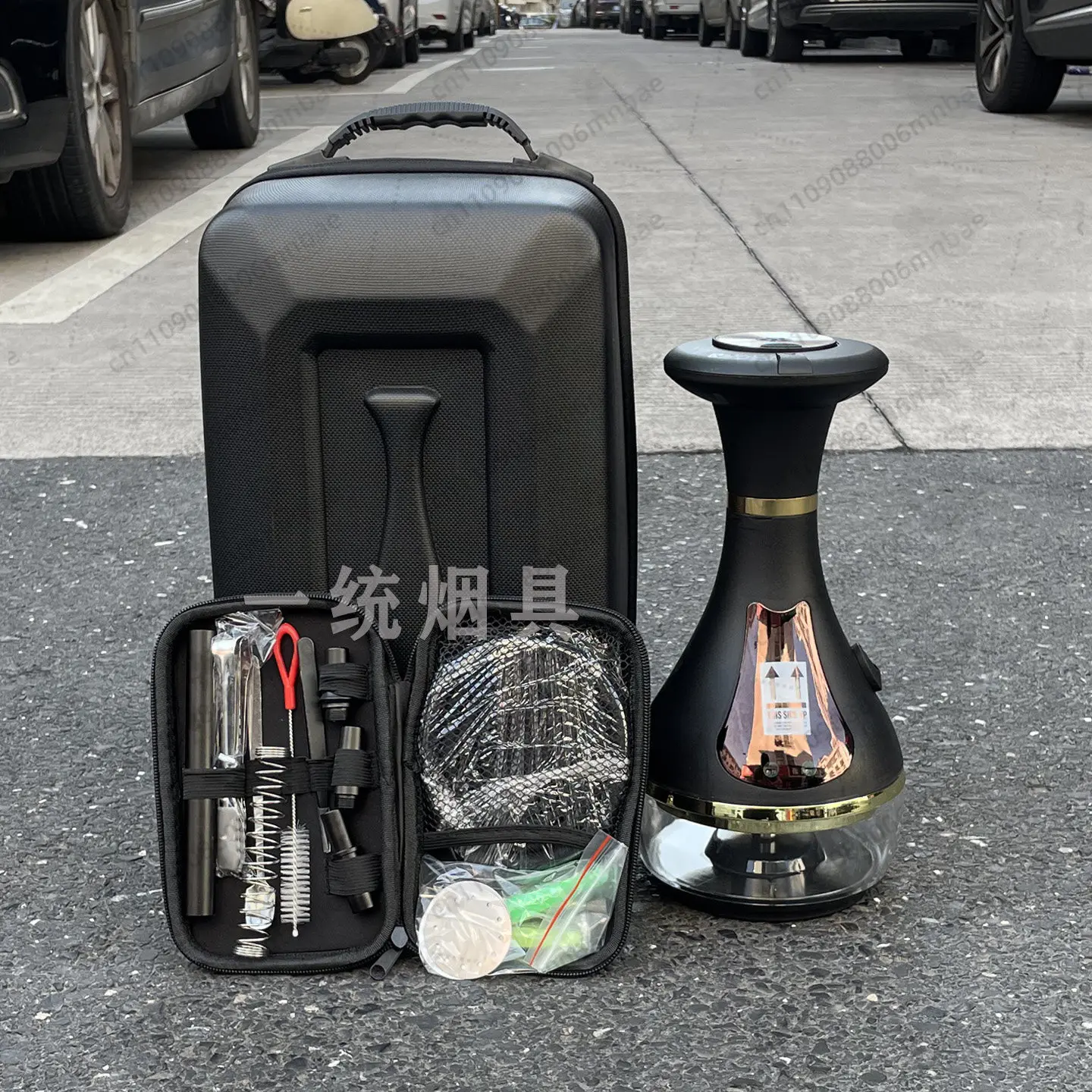 

Luxury Electric Portable Stainless Steel Acrylic Hookah with High-quality Hookah and LED Display Screen Hot Sale 2026 EU Plug