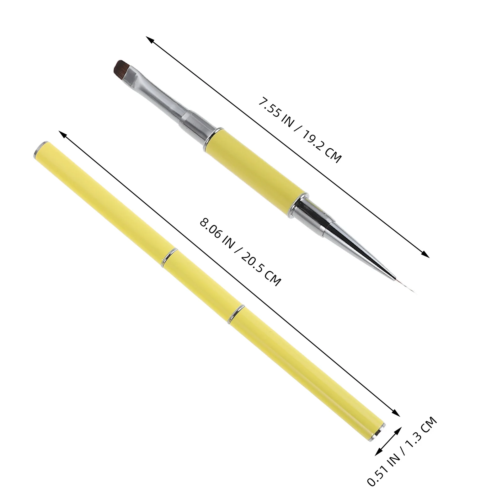 Set di pennelli per nail art a doppia estremità da 3 pezzi, penna punteggiata per fodera fine, strumenti multifunzionali per manicure professionale per il design delle unghie