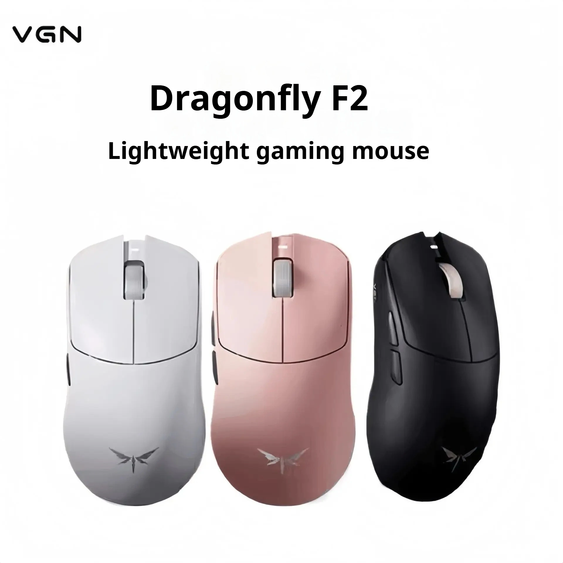 

VGN Dragonfly F2 Promax Ultra Wireless Bluetooth Mouse Lightweight Design Longlife Ergonomic PAW3395Sensor E-sports Gaming Mouse