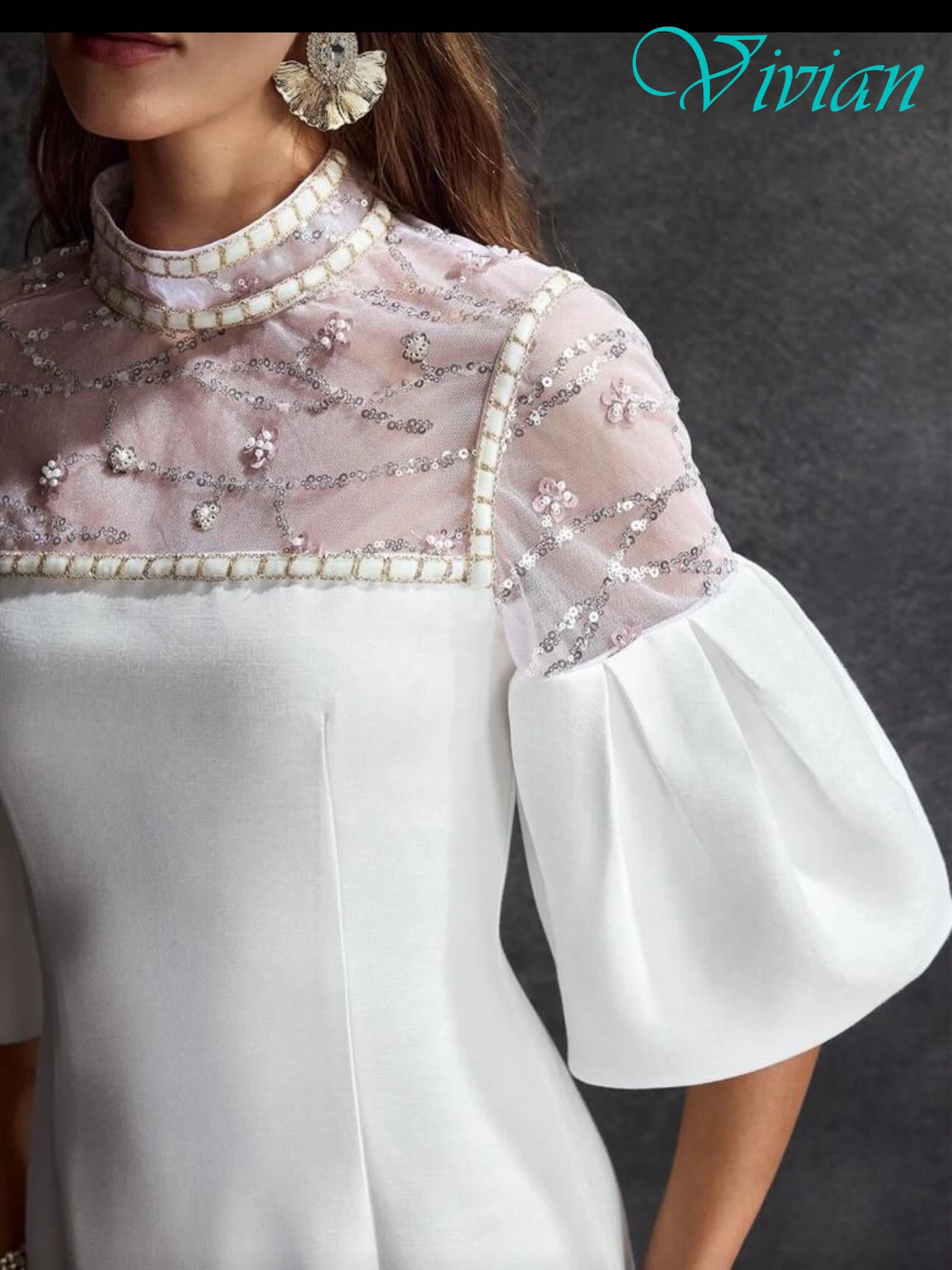 맞춤형 스트레이트 크루넥 반팔 정장 이브닝 드레스 클래식 맞춤형 행사 가운 고품질 연예인 가운