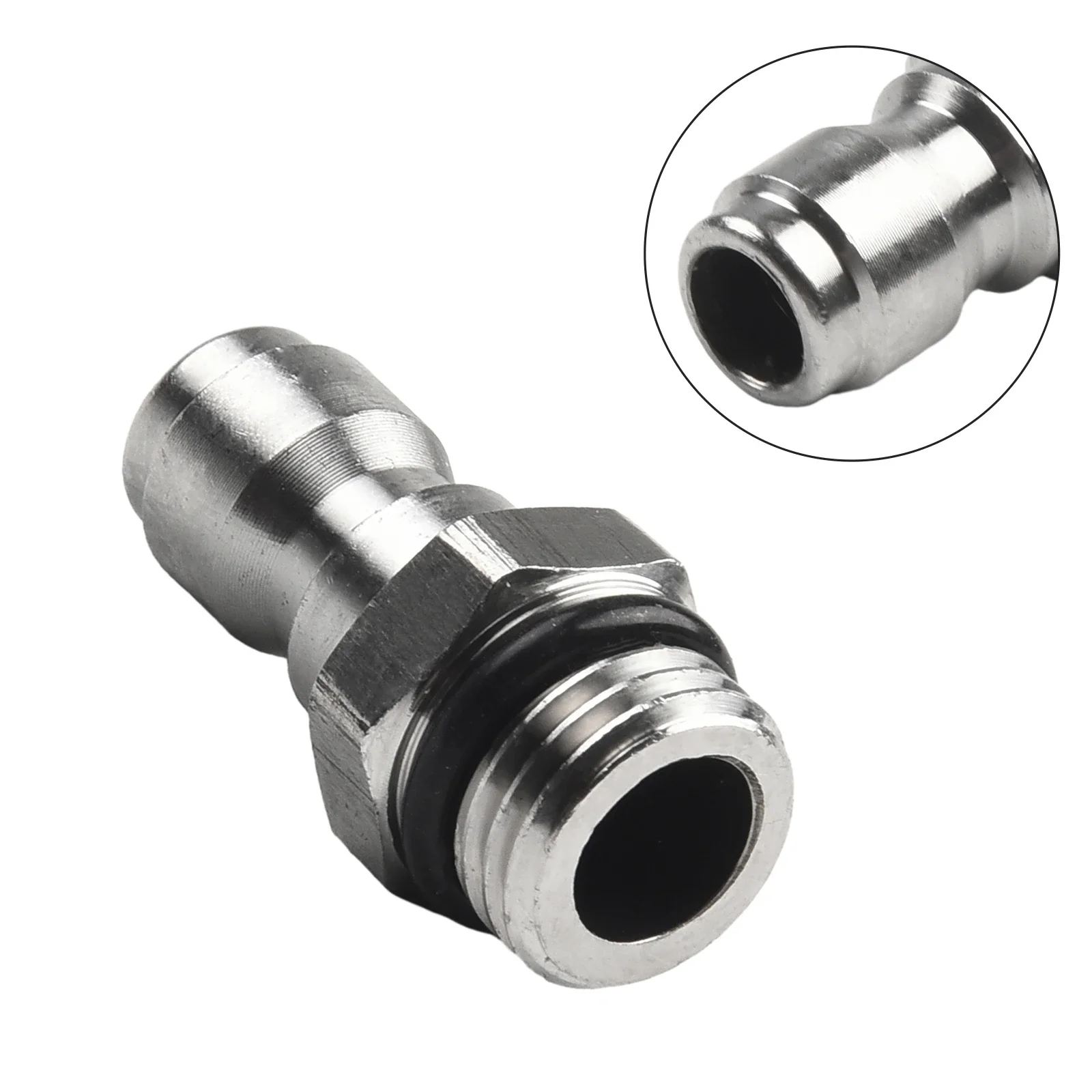 

Convenient Practical Useful Pressure Washer Connector Adapter Coupler Fitting Nozzles Quick Release Replacement Spare