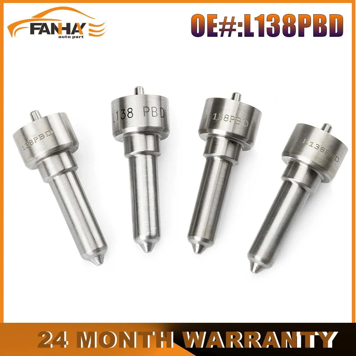 

4x Fuel Injector Nozzle L138PBD For Kyron Diesel Engine EJBR02601Z EJBR04601D For SSANGYONG 2.7L