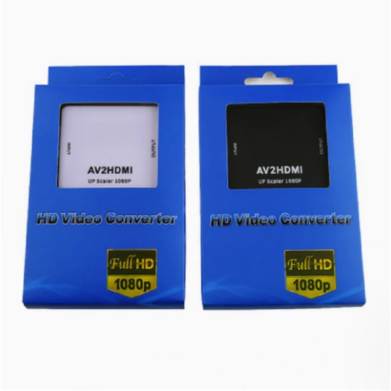 New RCA AV to HDMI HD Converter Composite CVBS Video Adapter for Wii NES SNES Game Consoles