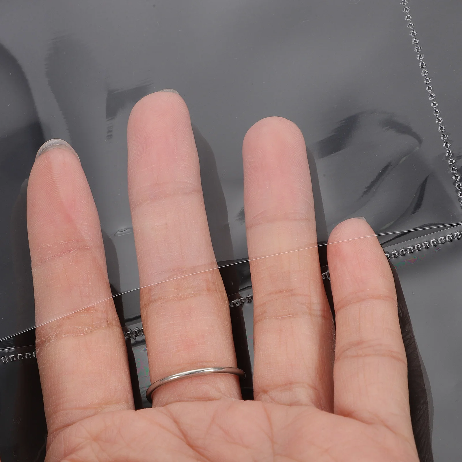 

60Pcs A4 Transparent Photo Album Refills Clear Plastic Protective Photo Pages for Binder Postcard Sleeves Picture Storage Holder