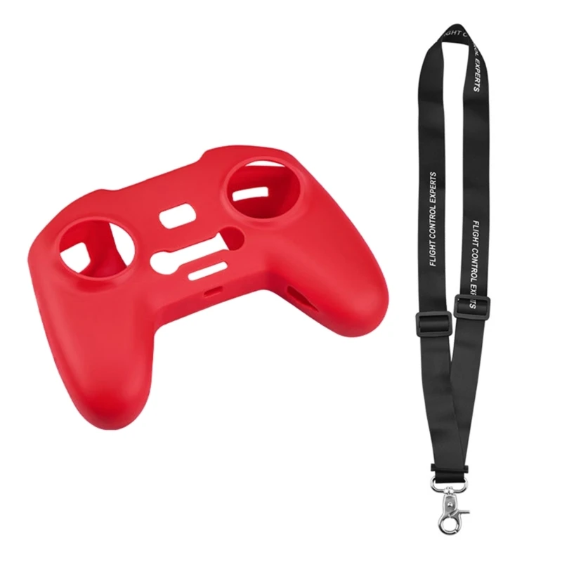 SZYA Fleixble Silicone Case with/no Lanyard for Avata 2/FPV Combo UAV Remote Control Scratch Resistant Protective Cover