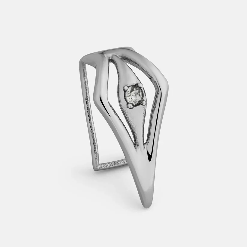 Gothic Geometric Beast Tooth Metal No Piercing Lip Clip Ear Clip For Men Women Party Cosplay Individuality Face Accessories view 4