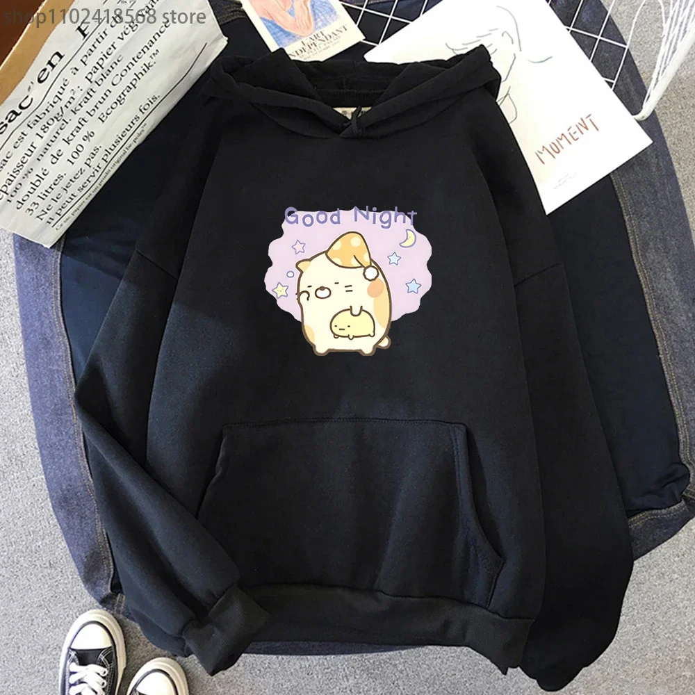 

Good Night Sumikko Gurashi Hoodies for Women Cartoon Sumikko Gurashi Graphic Sweatshirt Y2k Clothes Kawaii Men Clothing Winter