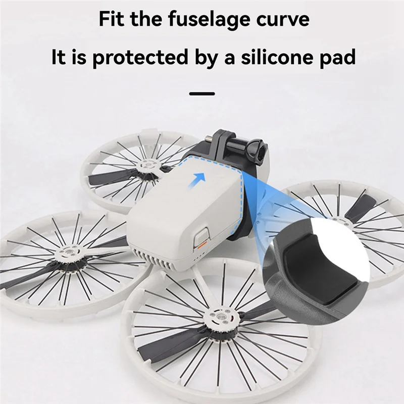 N05R For DJI FLIP Drone Single Fuselage Clip Top Expansion Bracket Adapter Drone Mounting Accessories