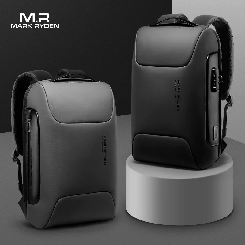 

Lightweight computer backpack 15.6 inch notebook backpack male student password lock anti-theft wear resistant school bag