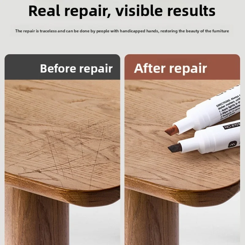 Furniture , wood touch-up pen, composite flooring color repair pen, magic tool for repairing paint chips and scratches on solid