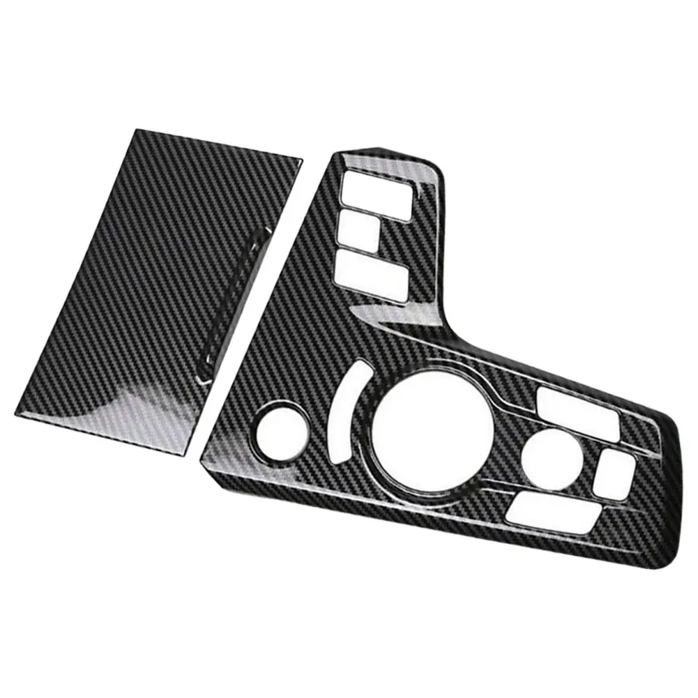 

1 Set Carbon Fiber Texture ABS Gear Shift Panel Cover Trim Left Hand Drive Fit For Kia Sportage NQ5 2023-2022