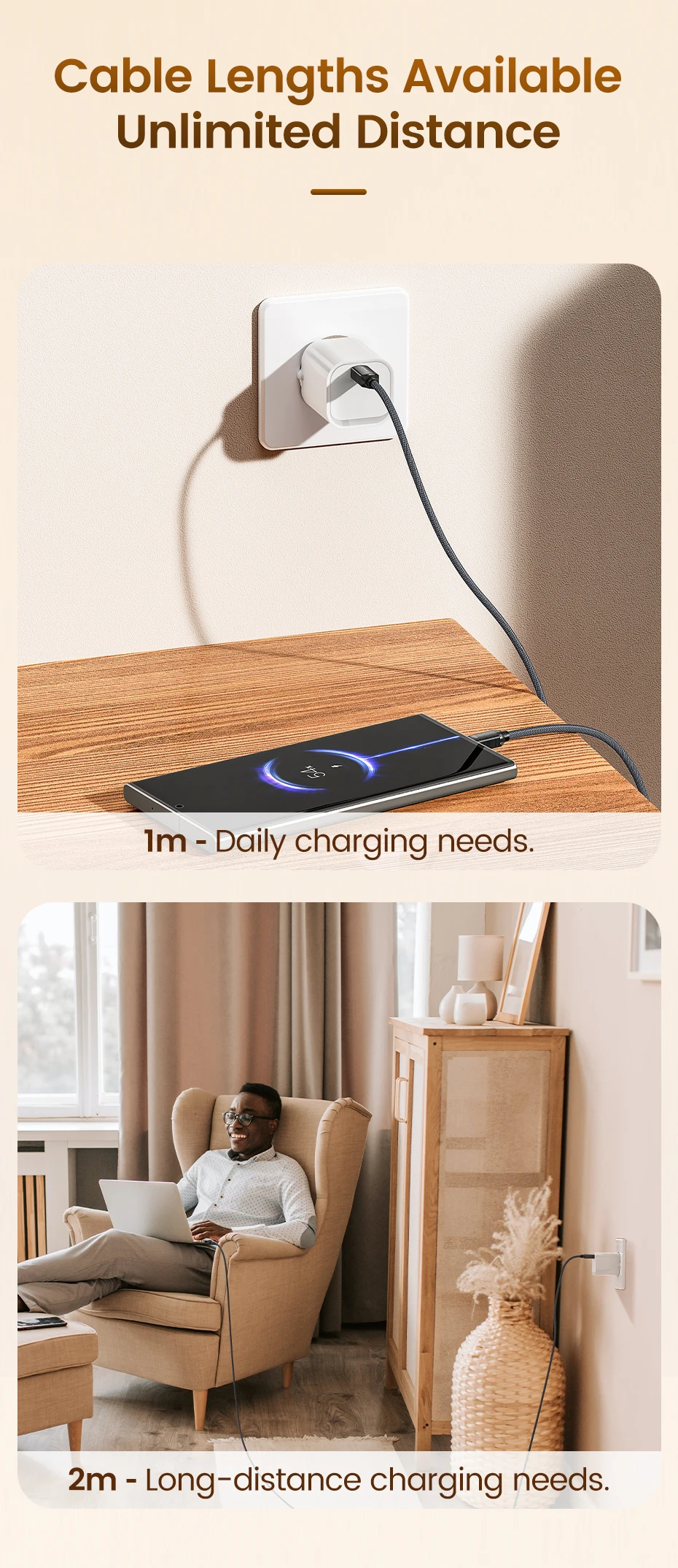 Toocki PD60W Type C to USB C Cable Fast Charge Mobile Cell Phone Charging Cord Wire For Xiaomi Samsung Huawei Macbook PC Table
