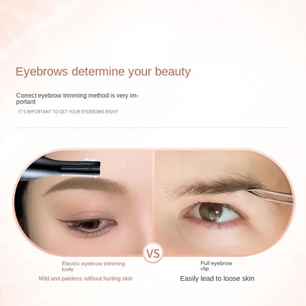 ماكينة تشذيب الحواجب الكهربائية القابلة للفصل، ماكينة حلاقة الشعر متعددة الأغراض، مفتاح دفع دقيق، ماكينة حلاقة الوجه الكهربائية #1