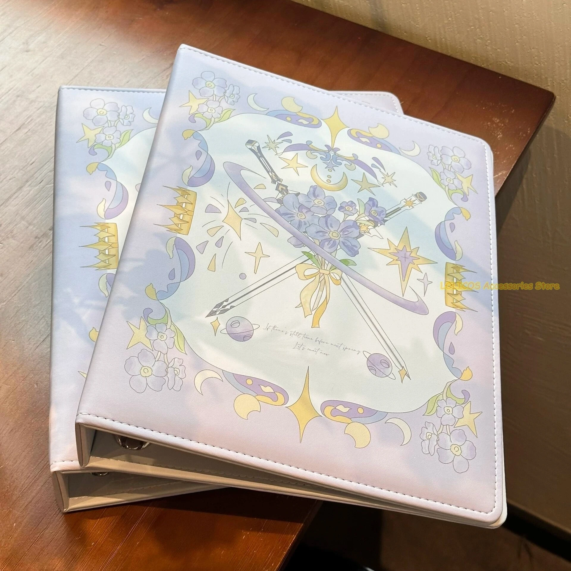 Anime Peripheral Xavier Love and Deepspace Cosplay Cartoon A5 Leather Card Book Small Card Storage Album Gift ﻿ - view 4