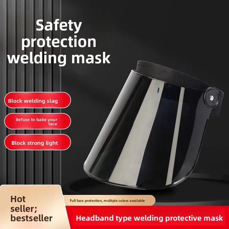 

Защитная маска для полнолицевой сварки, легкая, с креплением на голову для дуговой сварки, профессионального светопластика, стружка