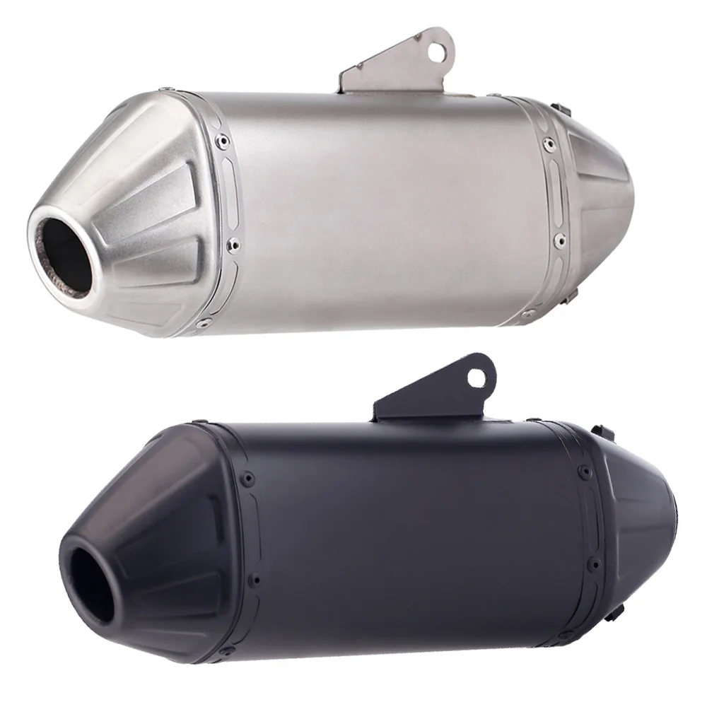 Inlet 51mm Motorcycle Exhaust Muffler Pipe Yoshimura Universal Motorbike Pit Bike Scooters Tailpipe Can Escape Moto