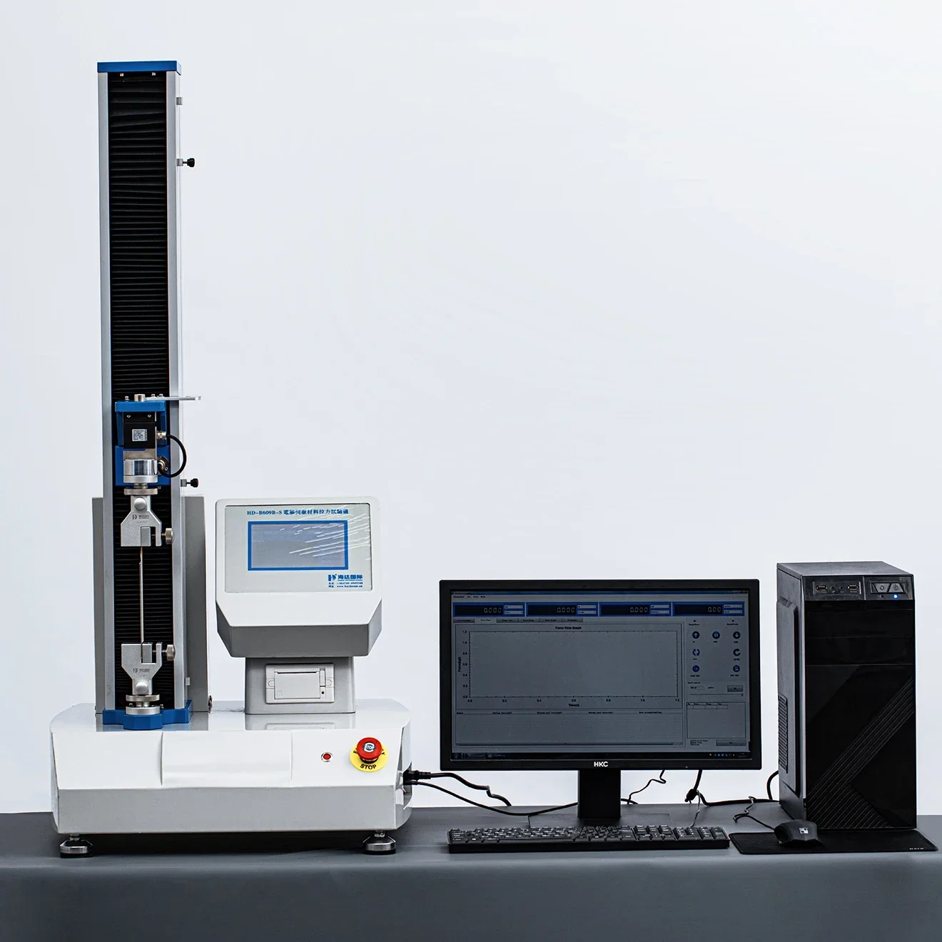 Digital Electric Single Pole Tensile Testing Machine 100kn Strength Tester