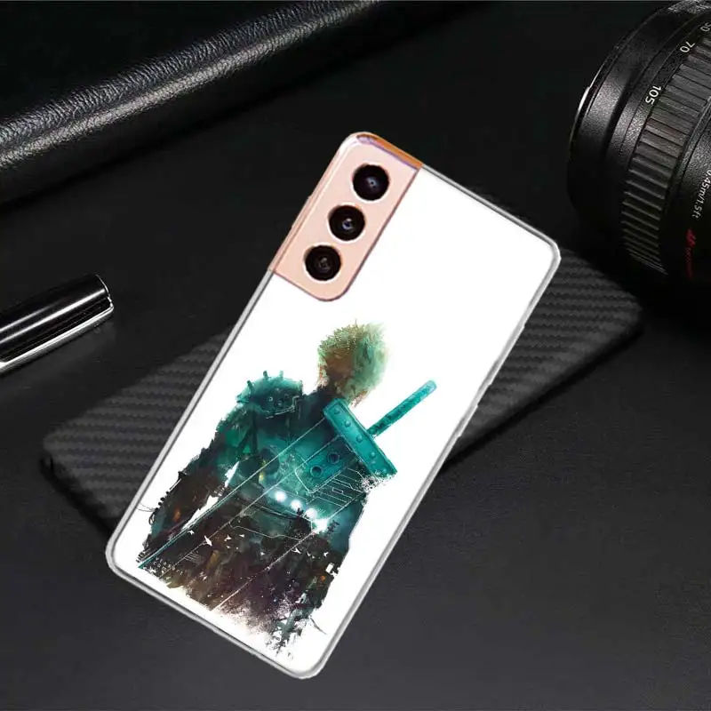 Final Fantasy VII Phone Case For Samsung S21 S23 FE S20 Plus Galaxy S24 S22 Ultra Capa S10 S10E S9 S8 S7 Edge Cover TPU Fundas S