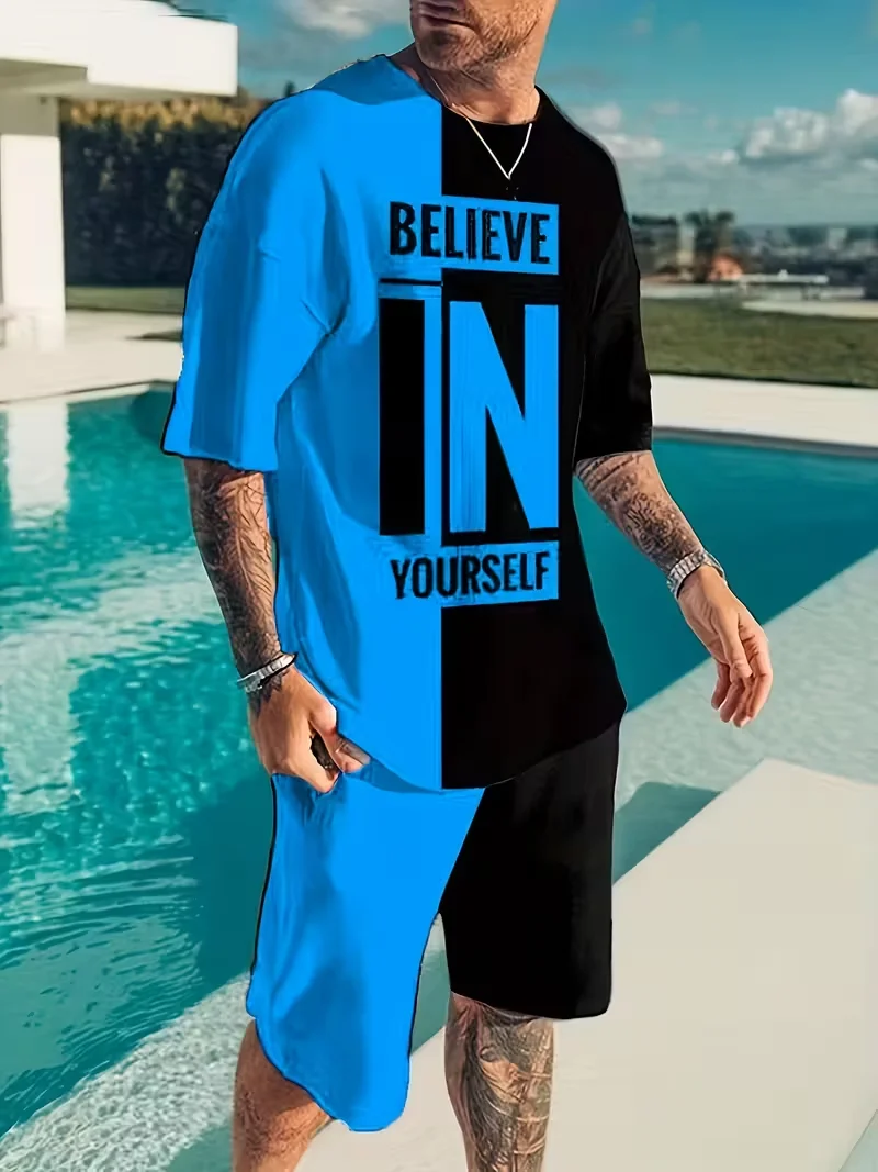 Erkek Renk Bloklu Harfli 3D Ti - Outdoor Sport Outfit incelemesi ve fiyatı