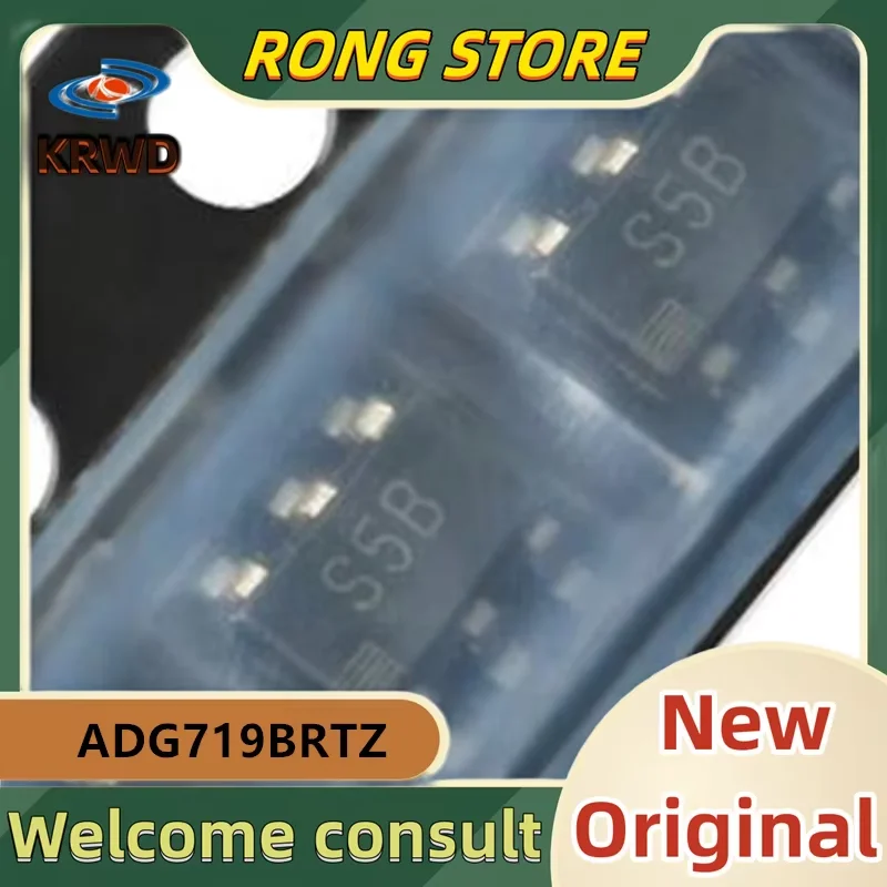 5PCS S5B S58 New and Original Chip IC SOT23-6 ADG719BRTZ-REEL7 ADG719BRTZ-R ADG719BRTZ ADG719BR ADG719