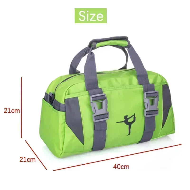 Yoga Fitness Bag Waterproof Nylon Training Shoulder Crossbody Sport Bag For Women Fitness Travel Duffel Clothes Gym Bags