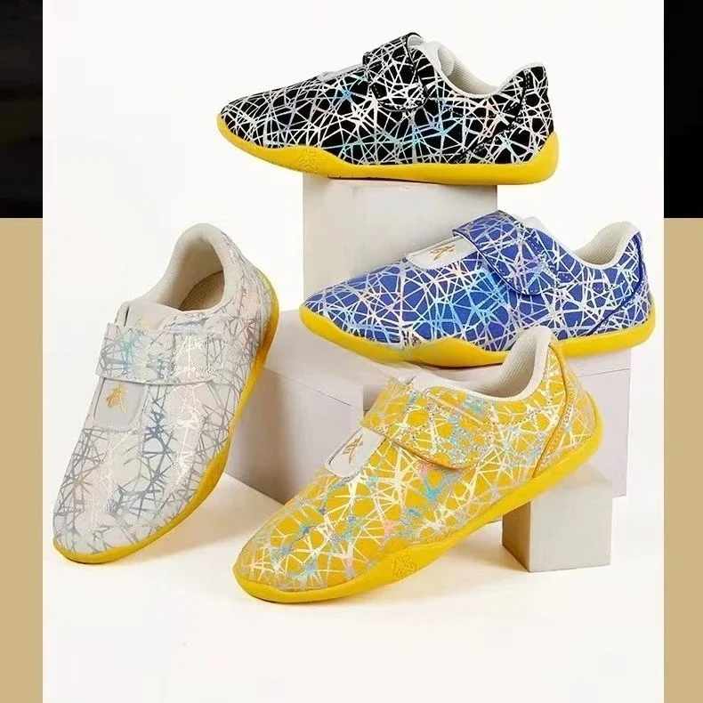 

2024 tai chi training kids wushu shoes chinese style professional comfortable kungfu shoes casual breathable martial art sneaker