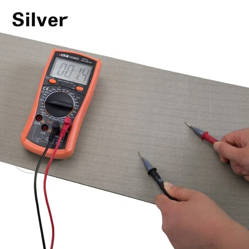 Radiation protection conductive earthing grounding mouse mat with straight cord 68x25cm