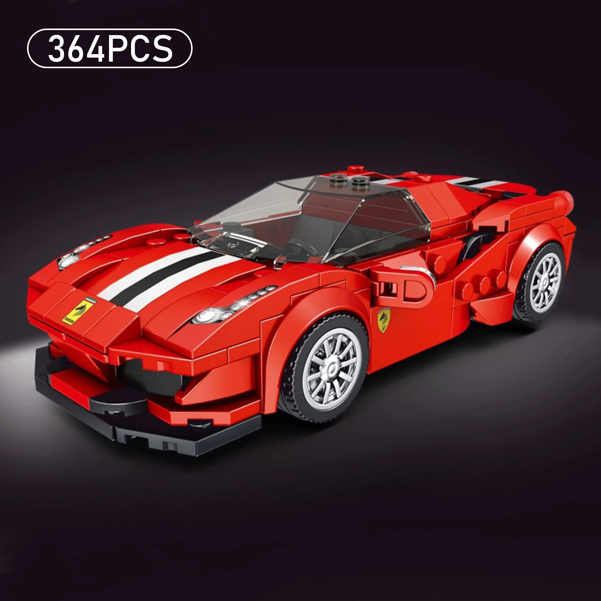 

MOC Car Building Blocks Assembly Model Educational Puzzle Toy for Boys Kids Birthday Gift Vehicle Display Collection Set