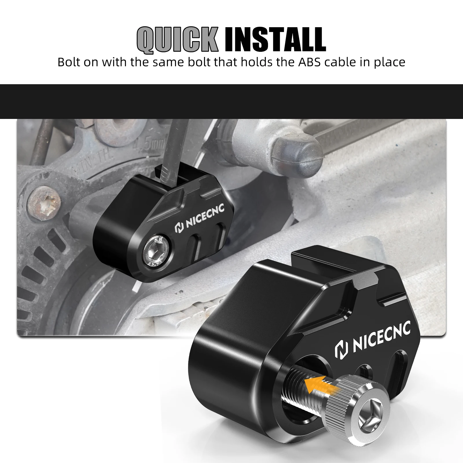 غطاء حماية كابل ABS خلفي للدراجة النارية لـ KTM 690 إندورو R 690 SMC R 2012-2025 2024 Husqvarna 701 إندورو Supermoto 2016-2025