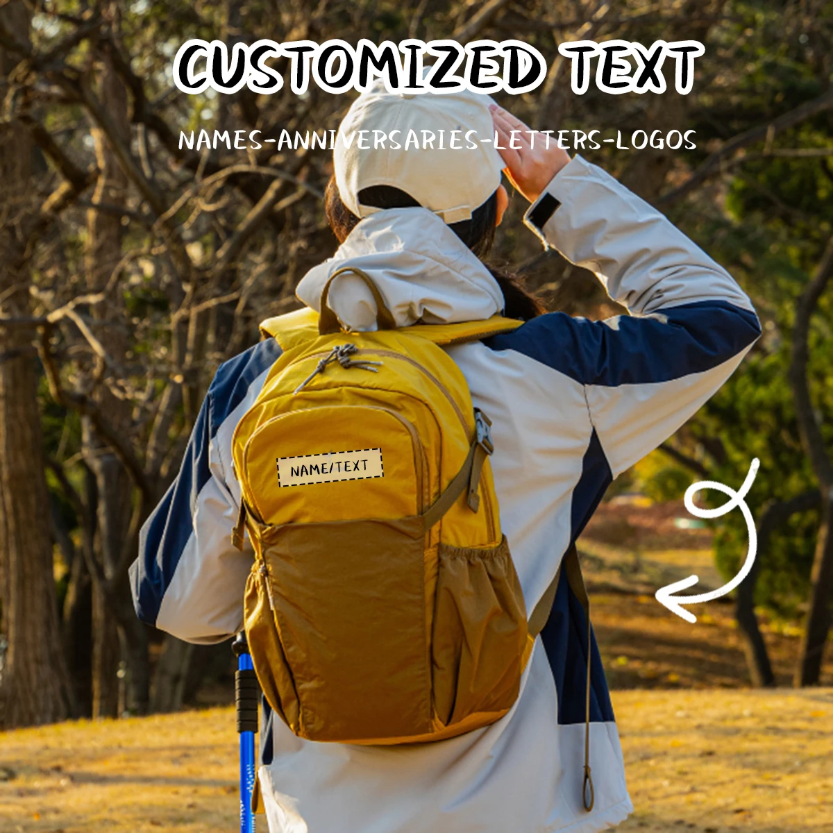 

Logo Customization New Style Mountaineering Bag Outdoor Multi-Functional Sports Backpack for Men and Women Lightweight Hiking and Climbing Travel College Student Backpack Personalized DIY