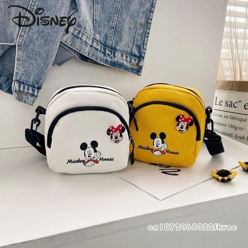 Disney Mickey Luxury Brand Women\'s Crossbody Bag Cute Cartoon Children\'s Crossbody Bag Fashion High Quality Women\'s Bag