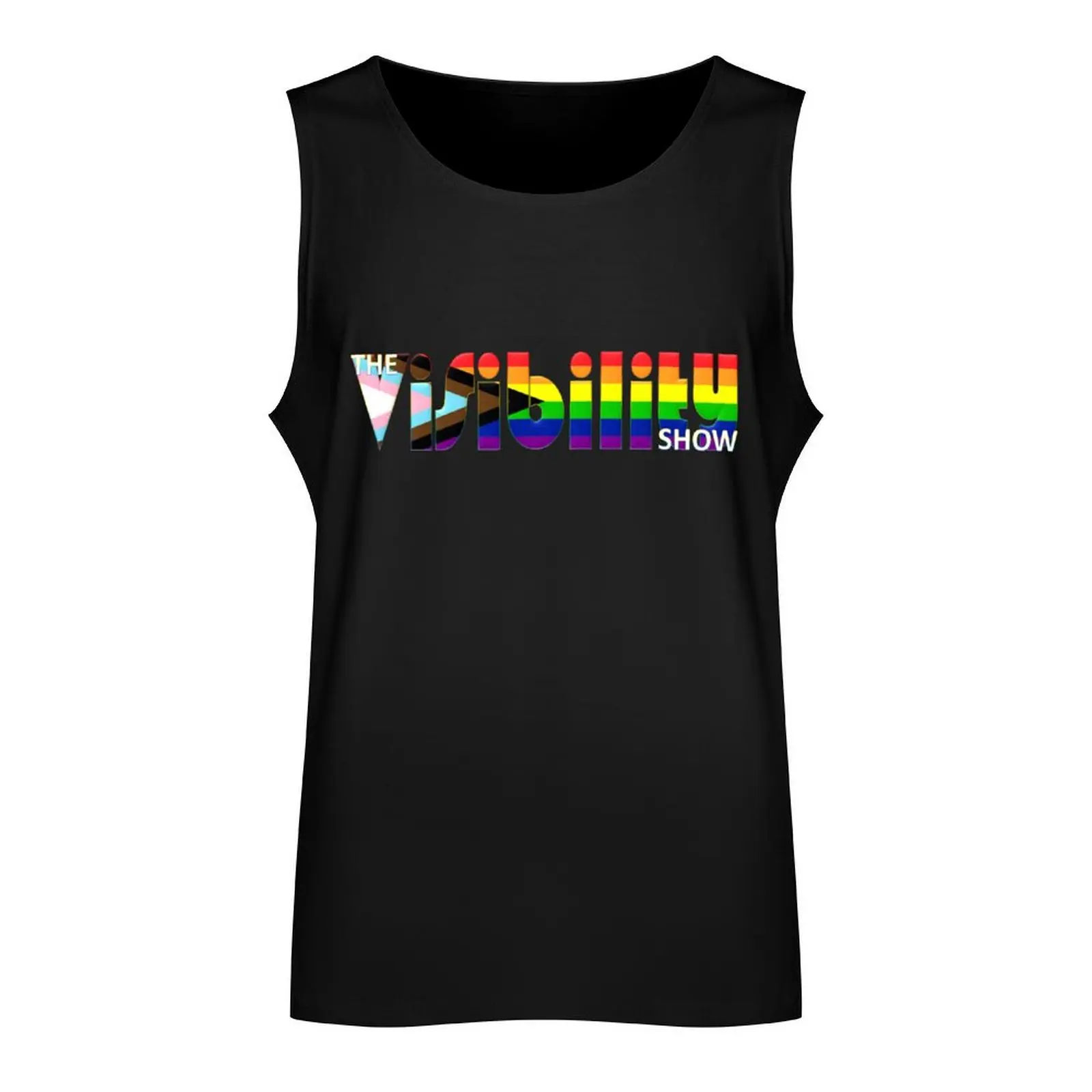 The Visibility Show Logo Tank Top fitness clothing for men t-shirt gym man