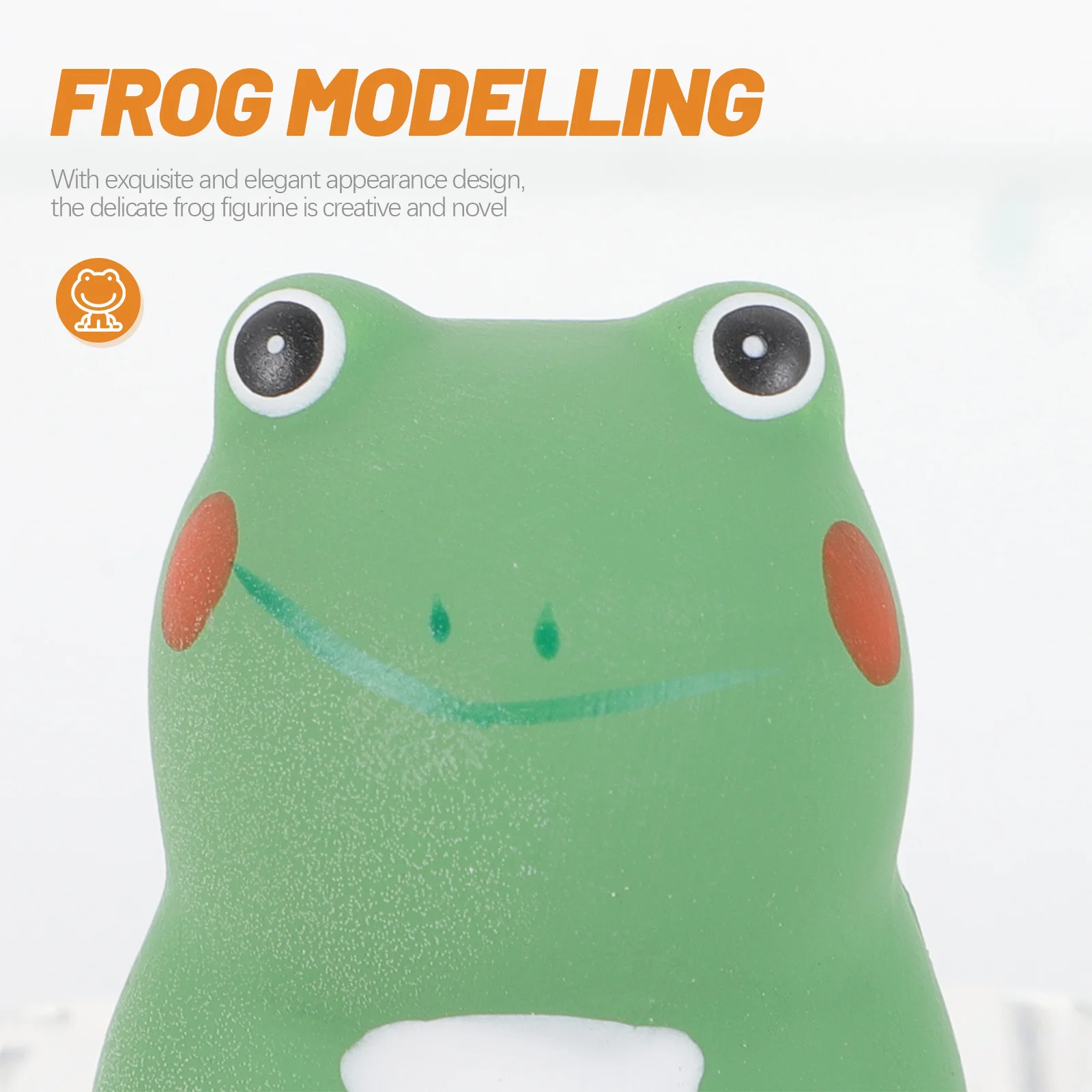 

Ceramic Frog Indoor Desktop Decor Figurine Ornament Sculptures Ornaments Figurines