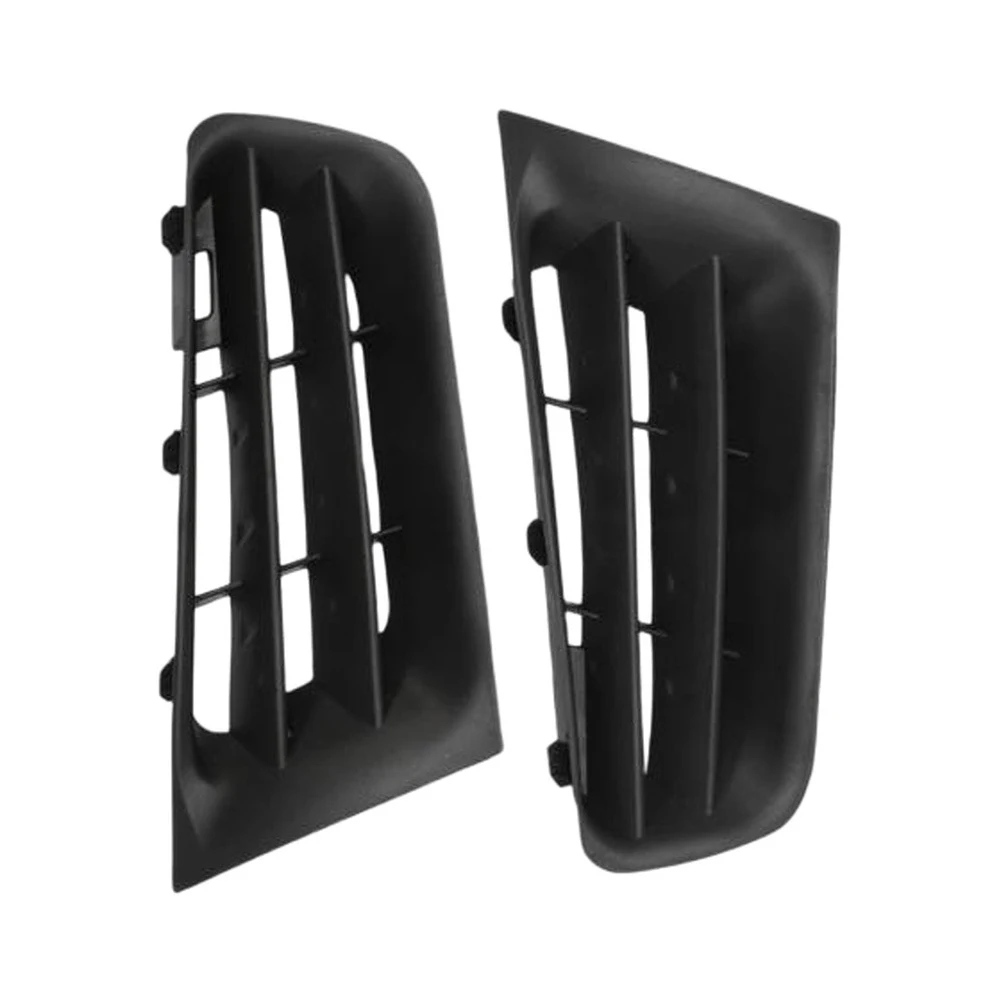 

Front Bumper AC Grille Set For Renault Megane 2 2006 To 2009 Left And Right Vents Replacement 7701474478 Black