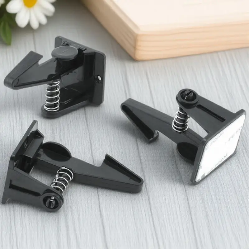 12 زوجًا من أقفال الأدراج الواقية للأطفال، تصميم زنبركي مرن، أقفال خزانة أمان للأطفال، مزالج مقاومة للأطفال للمطبخ