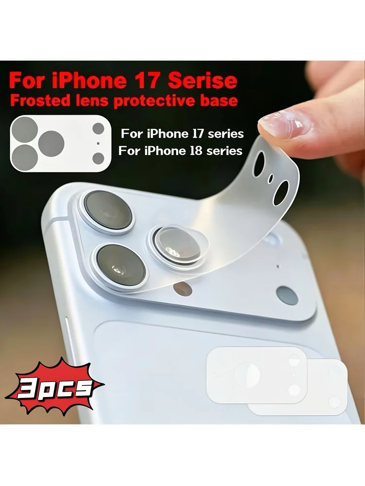 3er-Pack Mattierter Linsenschutz für iPhone 18 Pro Max/18 Pro/17 Pro Max/17 Pro/Air/17 Anti-Kratz, Anti-Fingerabdruck, Anti-Reflexion