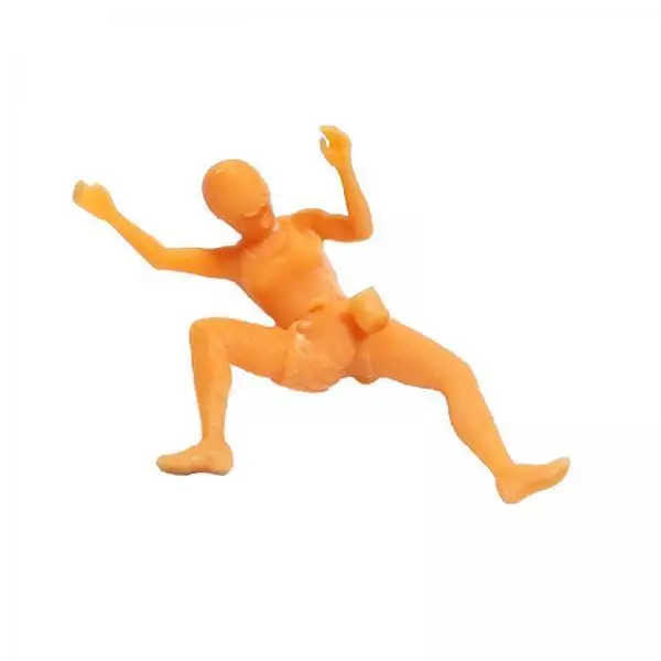 Rock Climbing Miniatures 1 64 Scale Hand Painted Figure Set Diorama Doll for Sandtable Scenery Building