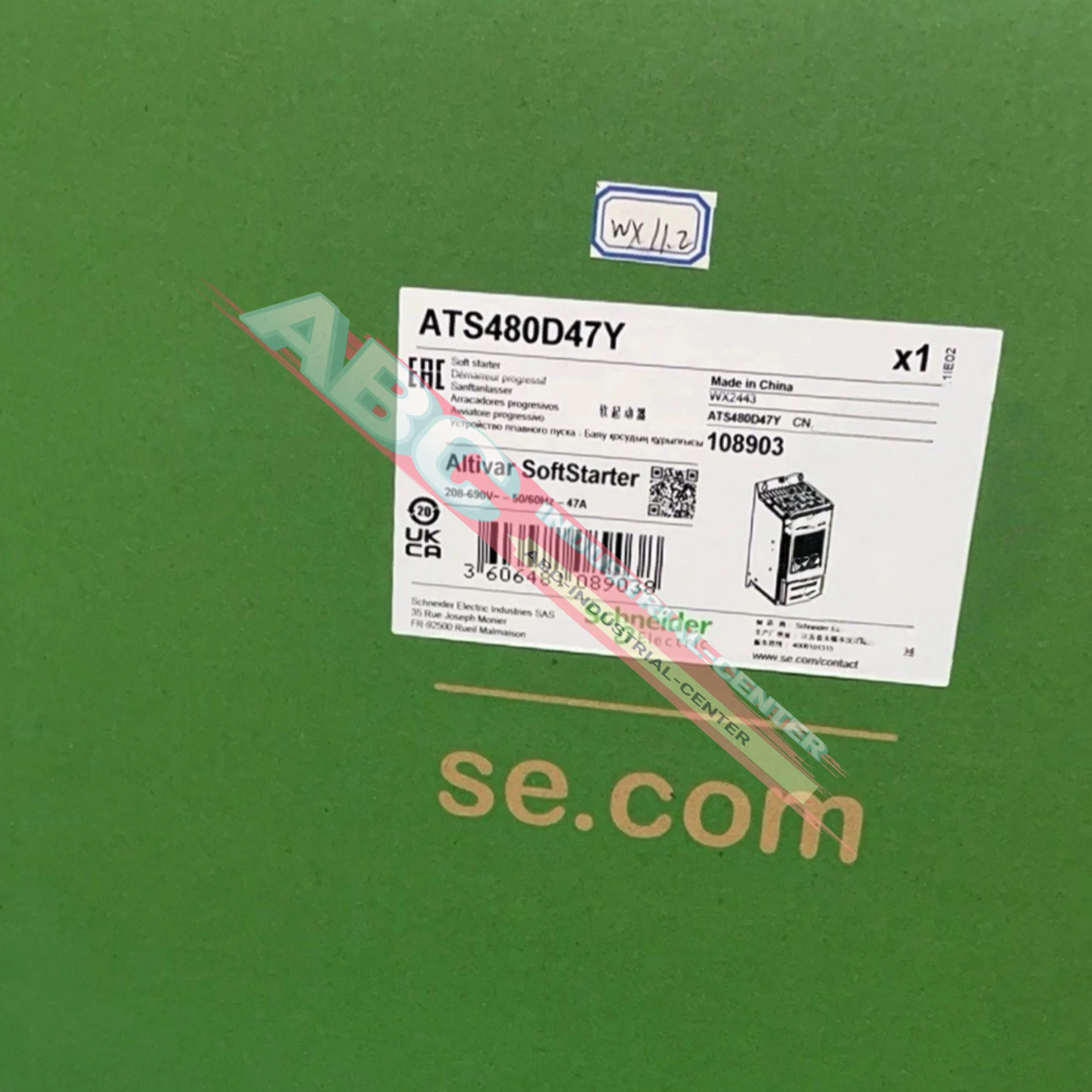 

Soft starter ATS480D32Y 32A 15kW ATS480D38Y 38A 18.5kW 100%NEW