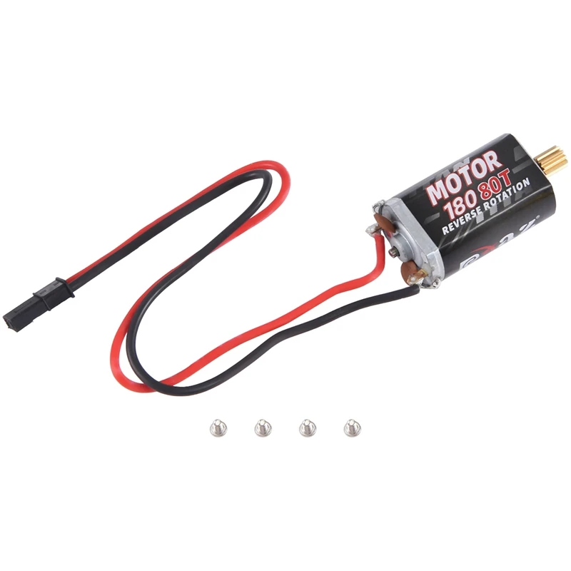 Moteur à balais 180 avec pignon en acier inoxydable, pour 1/18 RC inoler TRX4M, mise à niveau