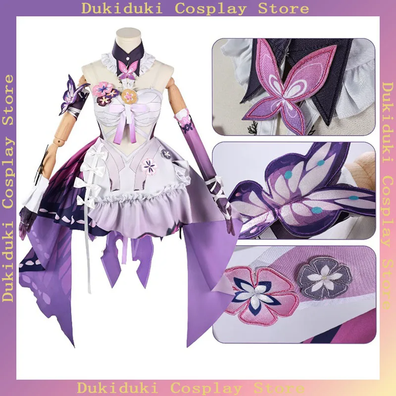 

Game Honkai Star Rail Castorice Cosplay Costume IN STOCK Full Set Uniform Outfis Party Role Play Wig Shoes Outfit Suit for Woman